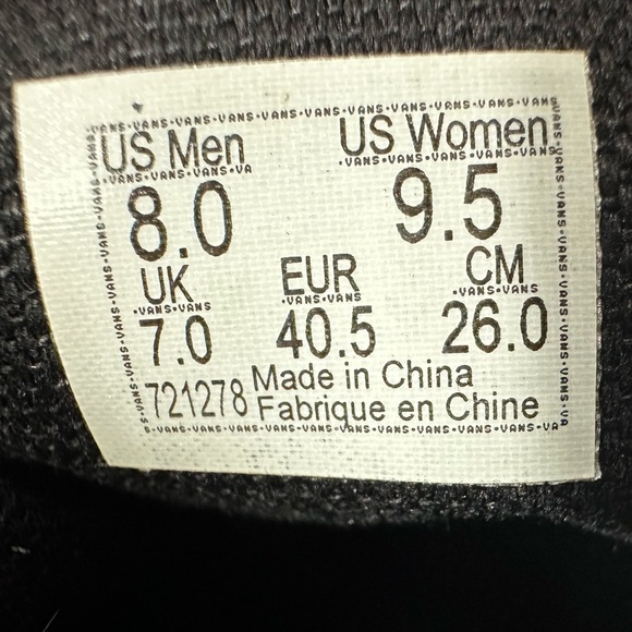 NWOT Vans Women's Brown/Black Leopard Loafers Skate Sneakers, 5, 6 & 6.5 - Picture 12 of 12